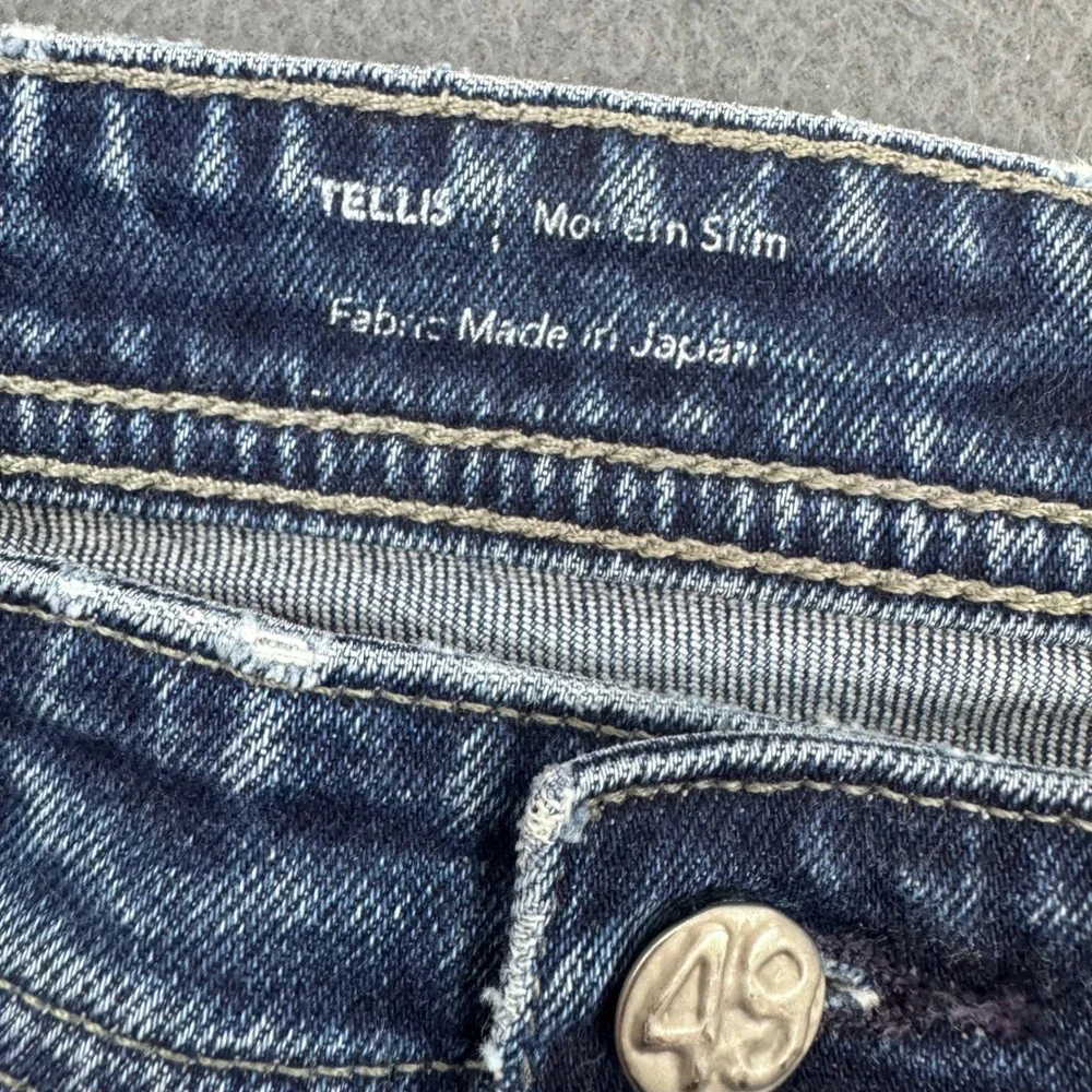 AG Adriano Goldschmied Tellis Jeans Mens 35x33 Indigo Blue Modern Slim Stretch